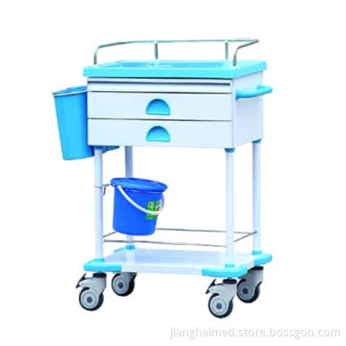 Treatment cart, made of article marble table-board, CE /ISO 9001 and 13485 certified